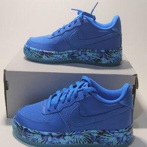 Nike Air Force 1 Premium GS Youth Blue Safari
